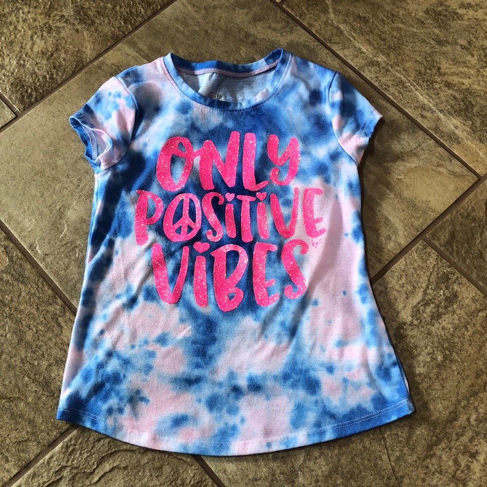 + JUSTICE + Girls Positive Vibes T-Shirt